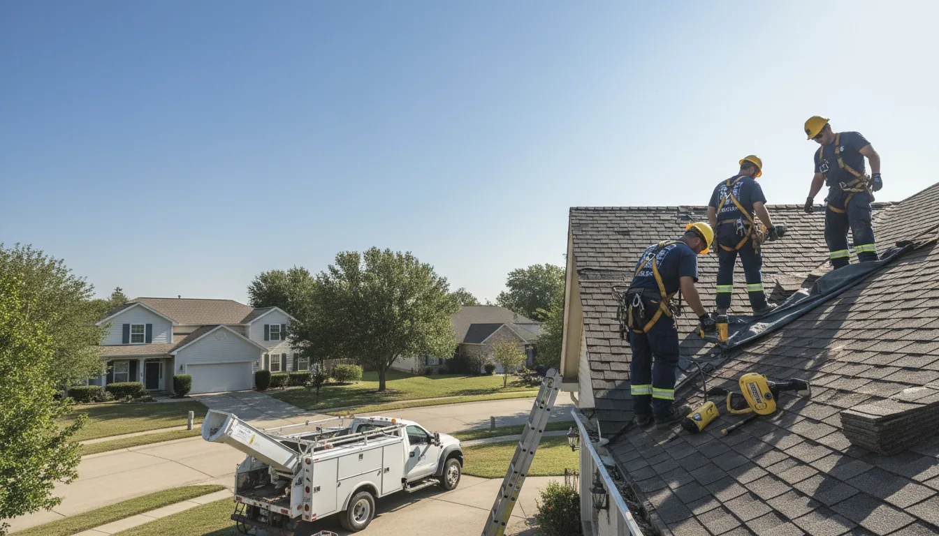 Emergency Roof Repair in Oakwood, TX near me
